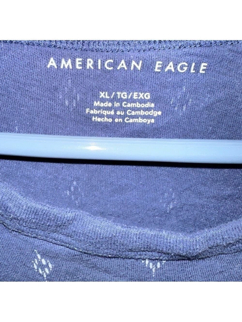 American Eagle AE Oversized Crew Neck True Tee - Picture 8 of 11